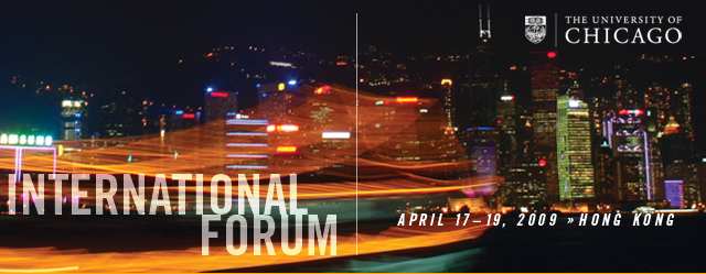 International Forum | April 17–19, 2009  Hong Kong